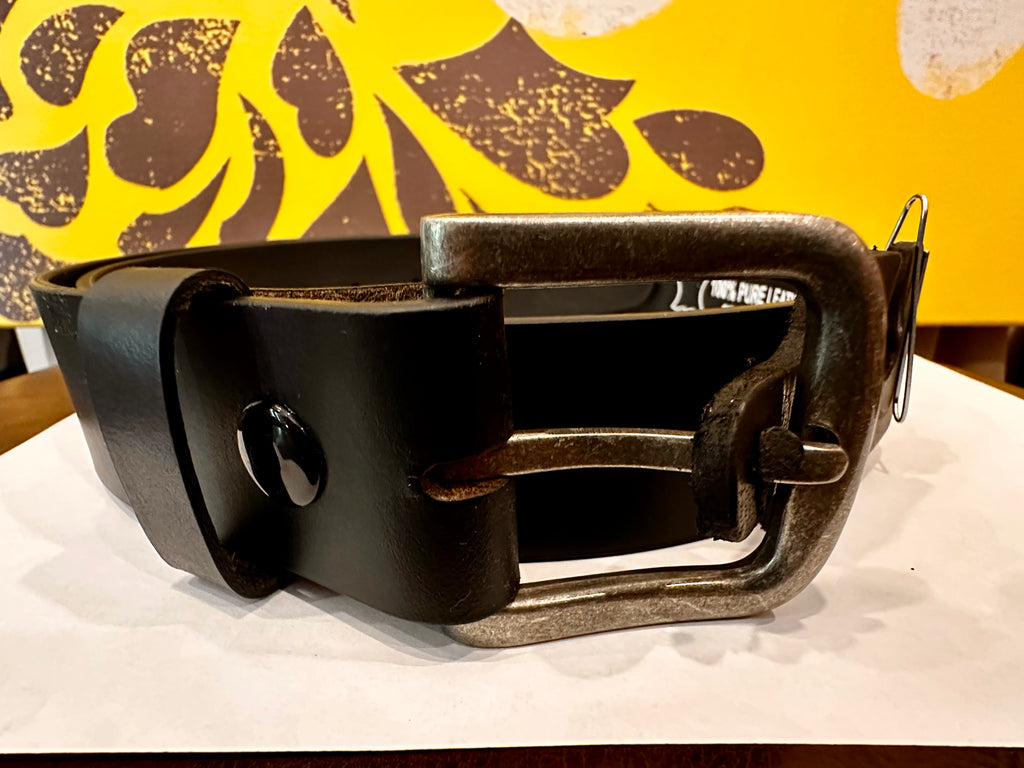 Paul & Taylor Leather Belt 9716 Black