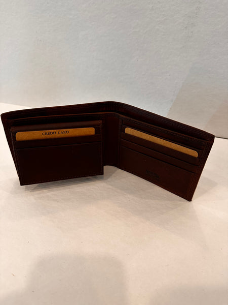 Paul & Taylor A51620 BiFold Wallet - Honey Brown RFID Protection