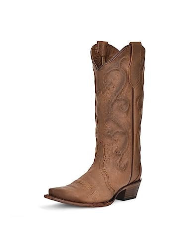Circle G L6014 Ladies Cinnamon Embroidery-BRN