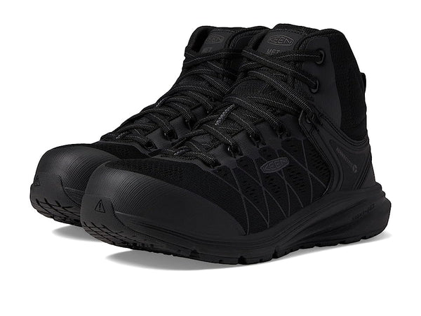 Keen 1027109M Women's Vista Energy Mid Int Met (Carbon Fiber Toe) Black/Raven
