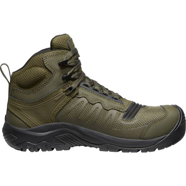 Keen 1027102 Waterproof Reno Mid (Carbon Fiber Toe) Boots Dark Olive/Black