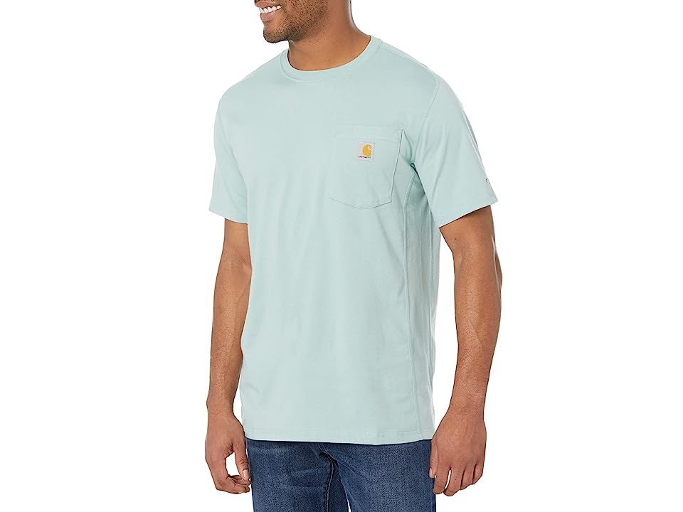 Carhartt Men's Force Relaxed Fit Midweight Short-Sleeve Pocket T Shirt Aventurine