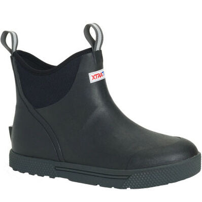 XtraTuf XMW000 Men's 6 in Ankle Deck Boot in Black