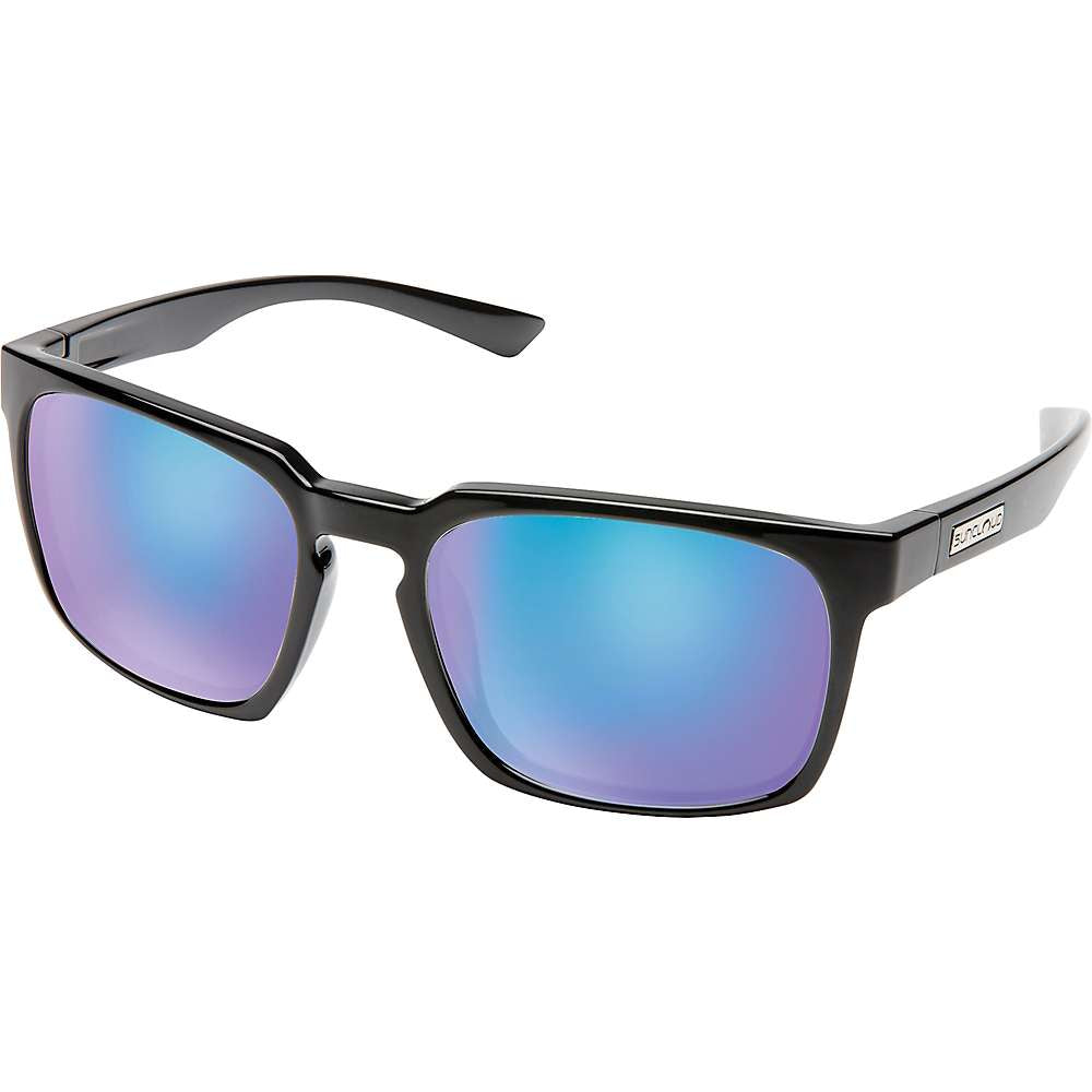 Suncloud Hundo 202334 - Black / Polarized Blue Mirror