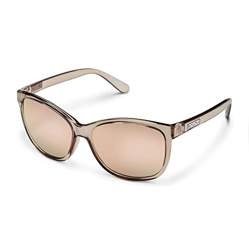 Suncloud 205296 Sashay - Polarized Pink Gold Mirror Unisex Cat Eye