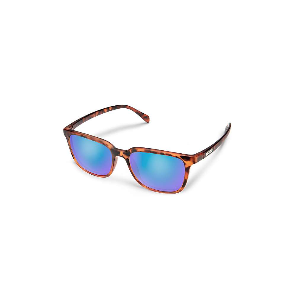 Suncloud 204201 Boundary - Matte Tortoise/ Blue Mirror Unisex Rectangle