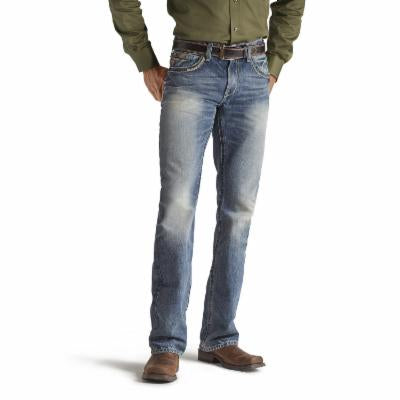 Ariat Men's 10012703 M5 Slim Fit Straight Leg Jeans Gambler