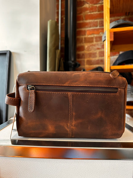Paul & Taylor 16304 Shave Bag H. Brown