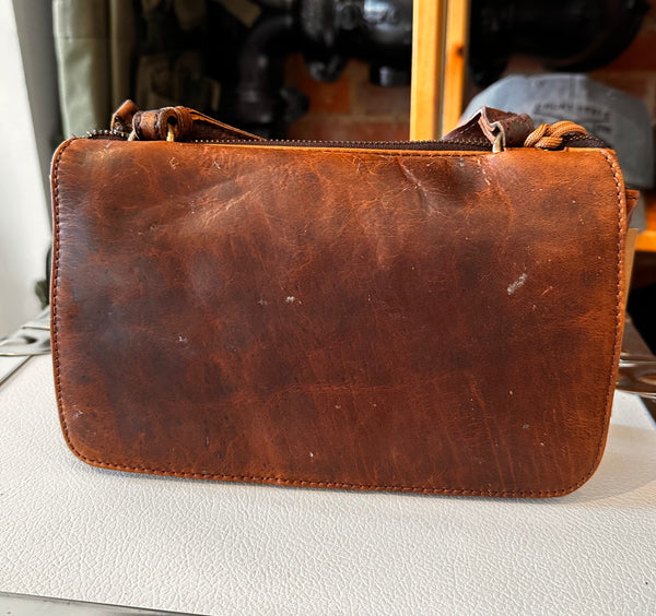 Paul & Taylor 16153 Crossbody Bag Honey/Brown