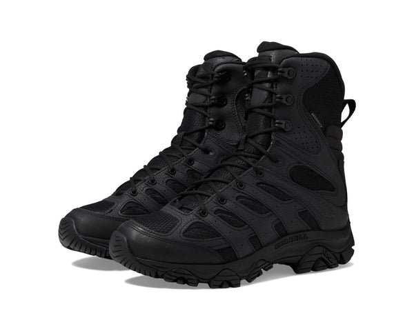 Merrell J003907 Men's Moab 3 8" Tactical Zip Waterproof Boot Black