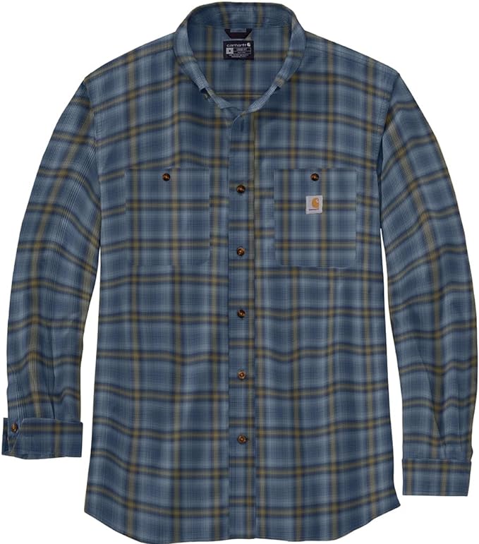 Carhartt TW5949 RUGGED FLEX® RELAXED FIT LIGHTWEIGHT LONG-SLEEVE PLAID SHIRT