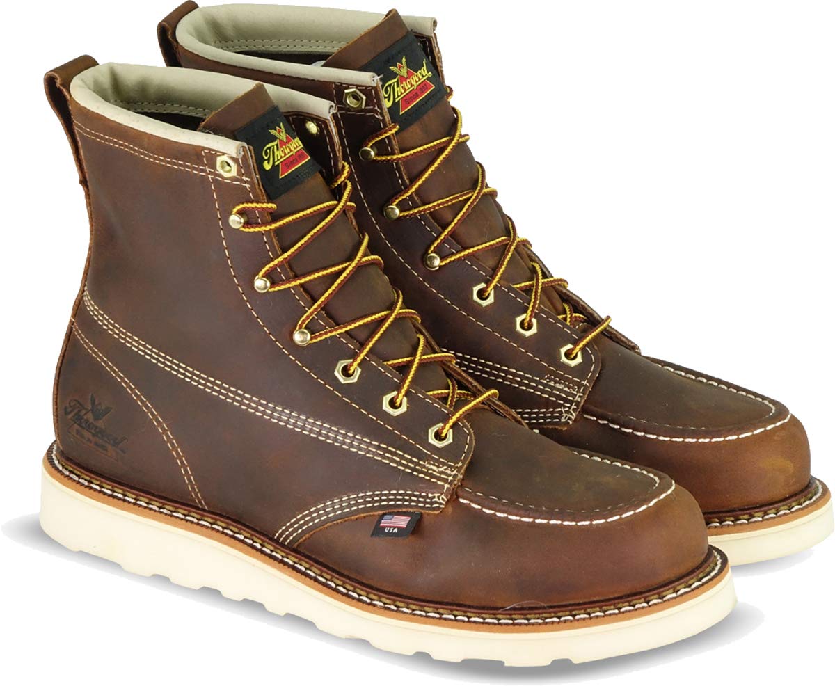 Thorogood 814 4203 American Heritage Men s Work Boots 6 Non Safety Army Navy Now