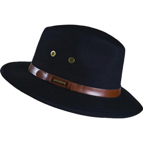 Stetson STC61 Men's Cotton Blend Safari Hat - Black