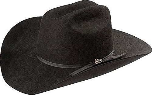 Justin 2X Roper 2-Cord Felt Hat Black