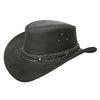 Conner A1001 Hats Men Down Under Leather Hat