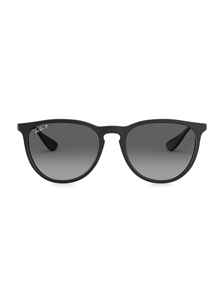 Ray-Ban Erika RB4171 Sunglasses 622/T3 - Black - Grey Gradient Grey Polar Men Pilot