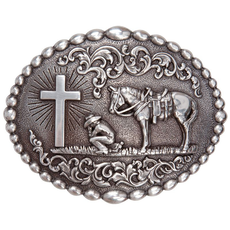 M&F Nocona 37374 Cowboy Prayer Buckle