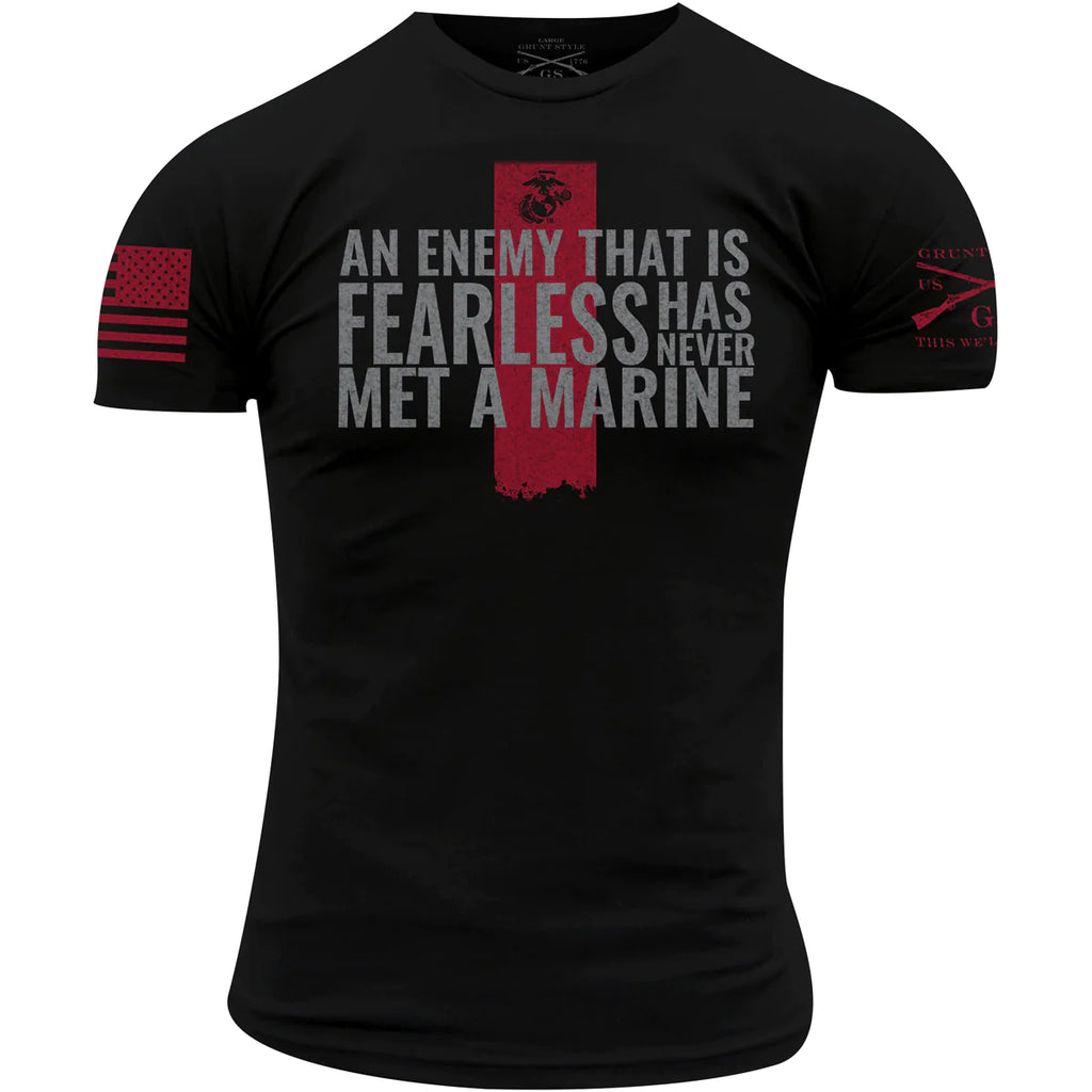 Grunt Style Men's USMC - An Enemy That Is Fearless