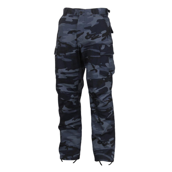 Rothco 4712 Color Camo Tactical BDU Pants - Midnight Blue Camo