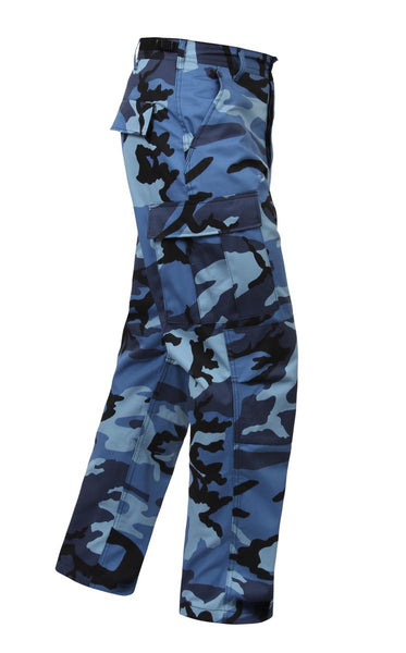 Rothco 7882 Color Camo Tactical BDU Pants - Men's Sky Blue Camo