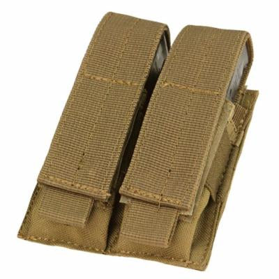 Condor MA23-498 Double Pistol Magazine Pouch, Coyote