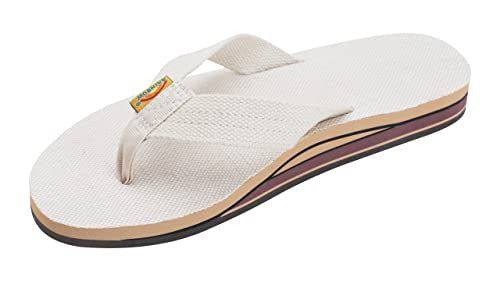 Rainbow 302AHTSO Sandals Men's Double Layer Arch Hemp, Natural Hemp