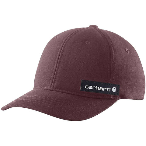 Carhartt 104298 Men's Rugged Flex Fitted Canvas Full-Back Logo Graphic Cap