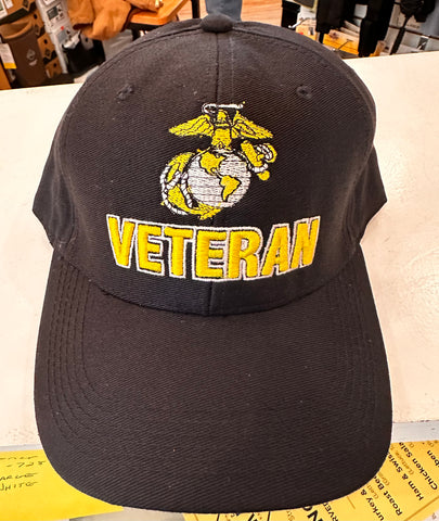 MP BCD 132 Black Marine Veteran cap