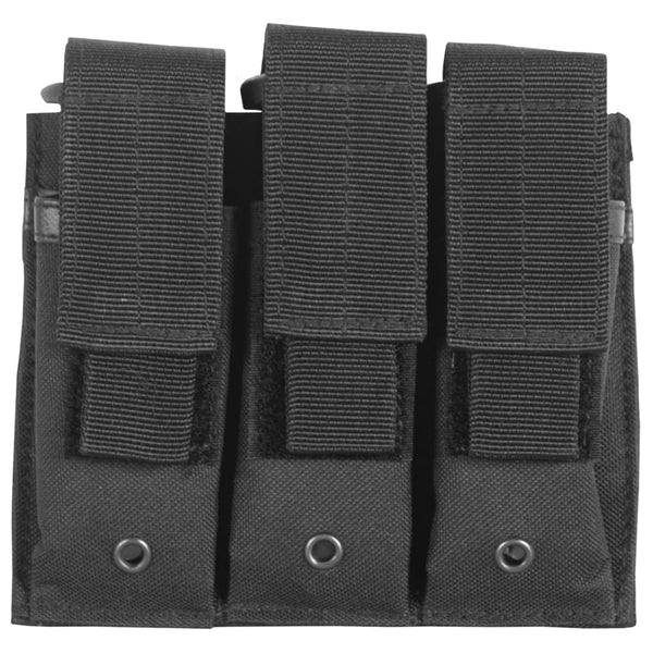 Fox Outdoor 57-5531 Triple Pistol Mag Pouch - Black