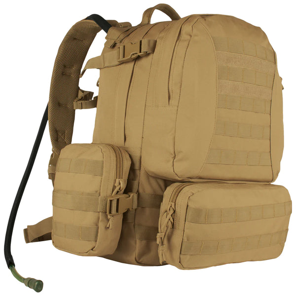 Fox Outdoor 56-378 Advanced Hydro Assault Pack - Coyote