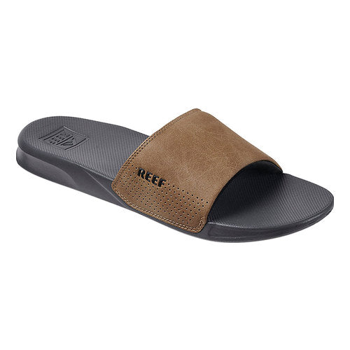 Reef Men's Reef One Slide - Grey/Tan - Black