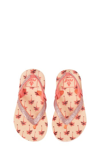 Toddler Girl's Reef Little Stargazer Print Flip Flop