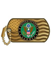 PIN: ARMY/FLAG Dog Tag