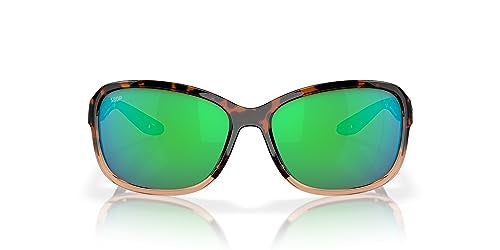 Costa 06S9114 Seadrift Shiny Tort / Green Mirror