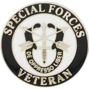 PINS- Spec Forces Vet (1")