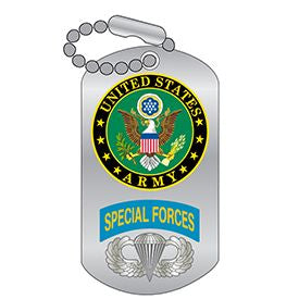 SPECIAL FORCES Dog Tag (1 5/8”)