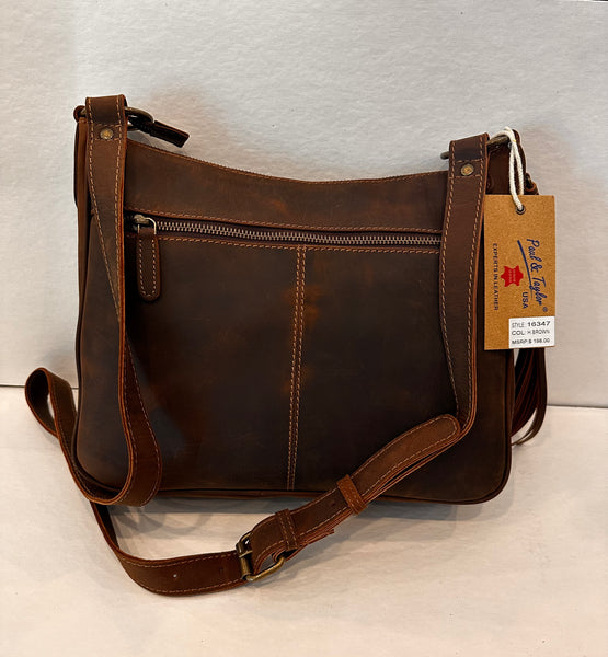 Paul & Taylor 16347 Shoulder Bag - H Brown