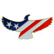 PINS- US Eagle Flag (1 5/8")