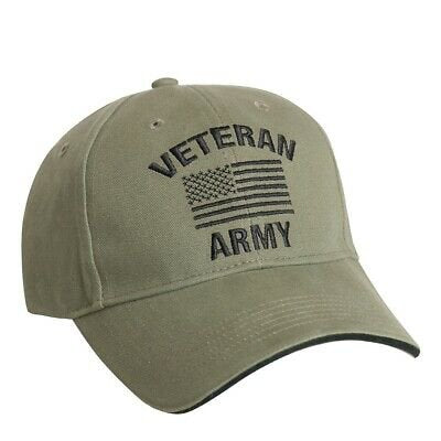 Rothco 3521 Army Veteran Low Profile Cap Olive Drab