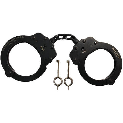 Peerless Handcuff 701 Company Chain Handcuff - Black