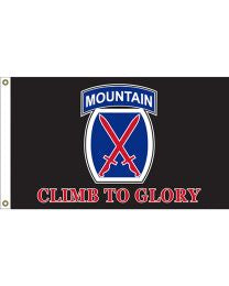 FLAG - 10th Mountain Div flag (3ftx5ft)