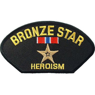 PATCHES: Bronze Star Heroism Hat patch