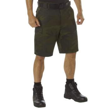 Rothco 12040 BDU Shorts in Midnight Woodland Camo