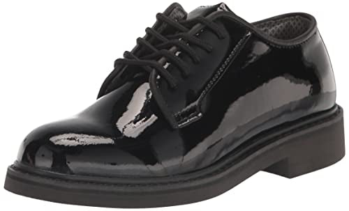patent leather military dress shoes Hi-Gloss Military Dress Corfam Shoes, Black