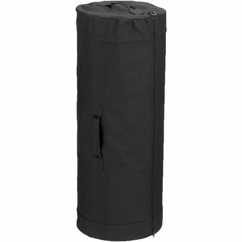 Rothco 3489: Duffle Bag W/Zipper Black 25x42