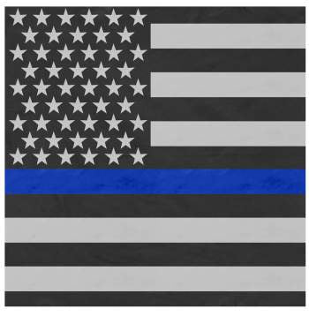 Rothco: Thin Blue Line Bandana 44074