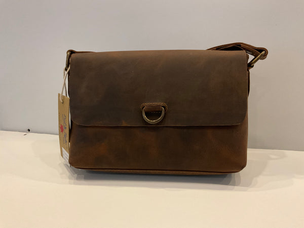 Paul & Taylor 16345 - Crossbody Bag - Honey Brown