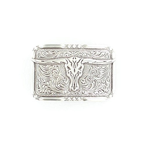 M&F Nocona 38034 Rectangle Bull Skull Buckle