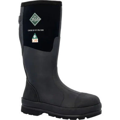 Muck MCXFSTL Men's Chore Steel Toe XF - Black MEN'S CHORE CLASSIC STEEL TOE WIDE CALF