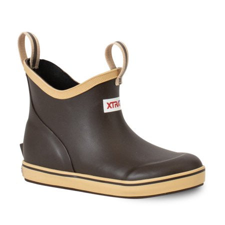 XtraTuf XKAB900 Youth Kids Ankle Deck Boot - Brown